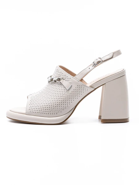 Sandale Dama din piele naturala K347-1 CREAM | ADVANCER