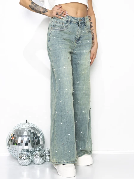 Blugi Dama BIG-F31769 ALBASTRU | FASHION