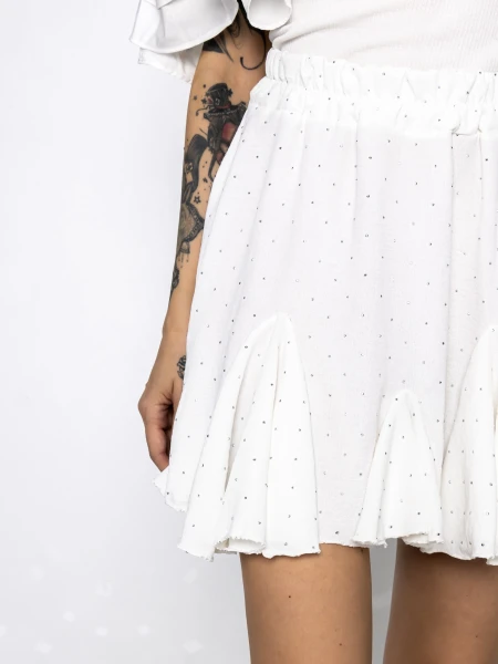 Fusta Dama F3723 ALB | FASHION