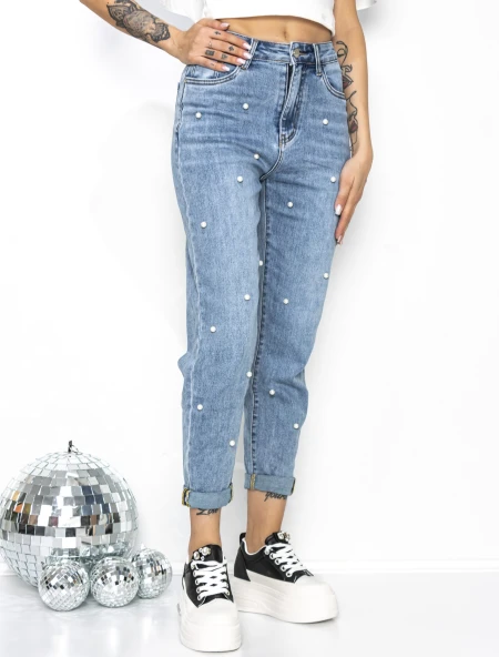 Blugi Dama RF080 ALBASTRU | MINA