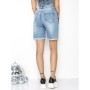 Blugi Scurti Dama GDS1819D ALBASTRU | MINA