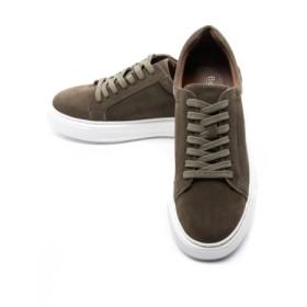 Pantofi Casual Barbati din piele naturala MY002-113 KHAKI | BERLINER