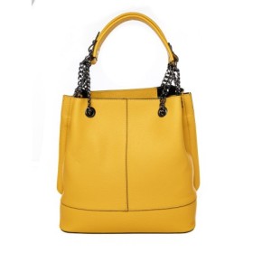 Genti Dama Din Piele Naturala GD25 YELLOW | FORSETI