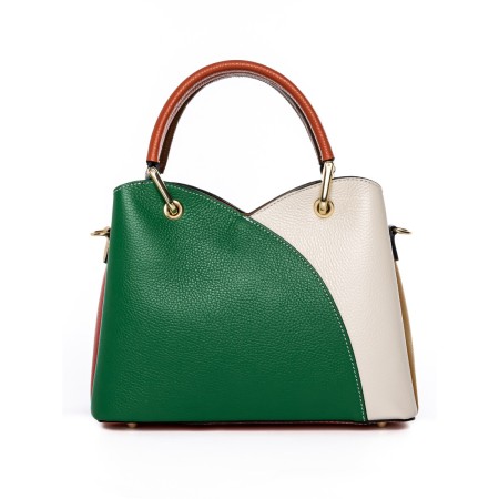 Genti Dama Din Piele Naturala GD26 GREEN-BEIGE | FORSETI