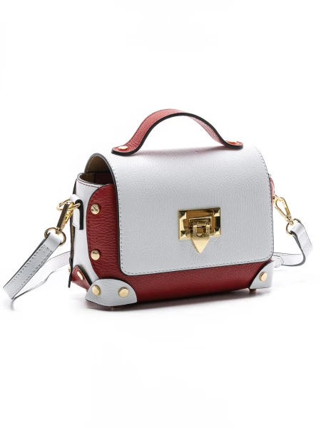 Genti Dama Din Piele Naturala GD32 WHITE-RED | FORSETI