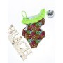 Costum de baie fete X39 LEOPARD-VERDE | MEINA