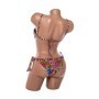 Costum de baie dama F663 LEOPARD-ROZ | MEINA