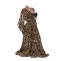 Rochie de Plaja 305 Leopard Inchis » Reina.Ro