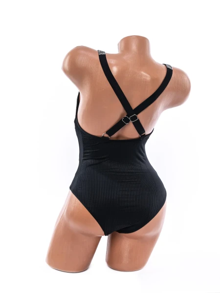 Costum de Baie Dama intreg Y08-1 Negru »  Reina.Ro
