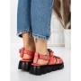 Sandale Dama cu Talpa Joasa 5HXS18 PINK | MEI