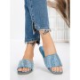 Papuci Dama cu Talpa Joasa 3AQ18 BLUE | MEI