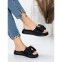 Papuci Dama cu Talpa Joasa 5WL21 BLACK | MEI