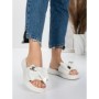 Papuci Dama cu Talpa Joasa 5WL21 WHITE | MEI