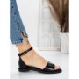 Sandale Dama cu Talpa Joasa 5PT5 BLACK | MEI