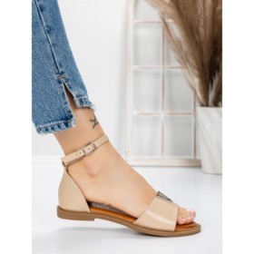Sandale Dama cu Talpa Joasa 5PT5 BEIGE | MEI