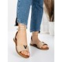 Sandale Dama cu Talpa Joasa 5PT5 BEIGE | MEI