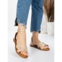 Sandale Dama cu Talpa Joasa 5PT6 BEIGE | MEI