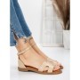 Sandale Dama cu Talpa Joasa 5PT6 BEIGE | MEI
