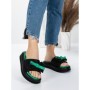 Papuci Dama cu Talpa Joasa 3AW310 BLACK | MEI