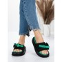 Papuci Dama cu Talpa Joasa 3AW310 BLACK | MEI