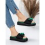 Papuci Dama cu Talpa Joasa 3AW310 BLACK | MEI