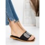 Papuci Dama cu Talpa Joasa 3AW308 BLACK | MEI