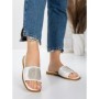 Papuci Dama cu Talpa Joasa 3AW308 WHITE | MEI