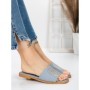 Papuci Dama cu Talpa Joasa 3AW308 BLUE | MEI