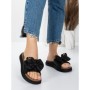 Papuci Dama cu Talpa Joasa 3AW311 BLACK | MEI
