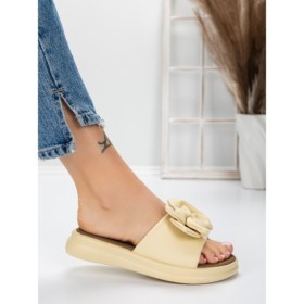 Papuci Dama cu Talpa Joasa 3AW311 GREEN | MEI