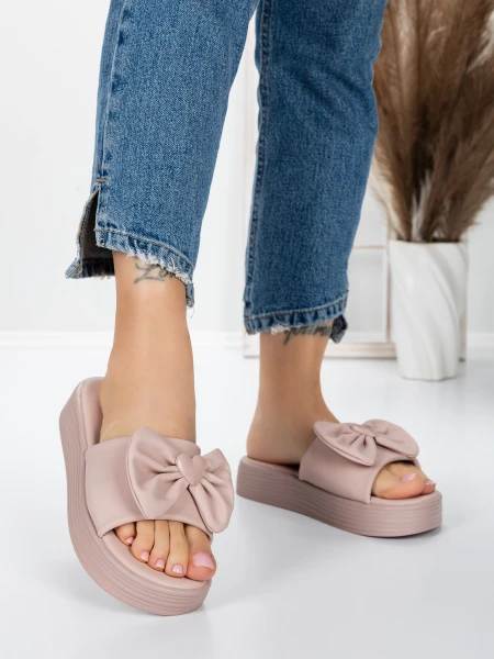 Papuci Dama cu Talpa Joasa 3AW319 PURPLE | MEI
