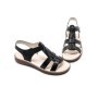 Sandale Dama din piele naturala 56681 BLACK | BERLINER