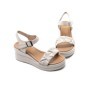 Sandale Dama din piele naturala 2718 CREAM | FORMAZIONE