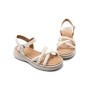 Sandale Dama din piele naturala 802 BEIGE | FORMAZIONE