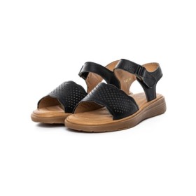 Sandale Dama din piele naturala 53302 BLACK | BERLINER