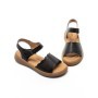 Sandale Dama din piele naturala 53302 BLACK | BERLINER