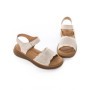 Sandale Dama din piele naturala 53302 CREAM | BERLINER
