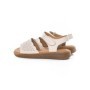 Sandale Dama din piele naturala 53302 CREAM | BERLINER