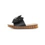 Papuci Dama din piele naturala 49005 BLACK | FORMAZIONE