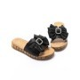 Papuci Dama din piele naturala 49005 BLACK | FORMAZIONE