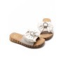 Papuci Dama din piele naturala 49005 CREAM | FORMAZIONE