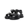 Sandale Dama din piele naturala 82605 BLACK | BERLINER