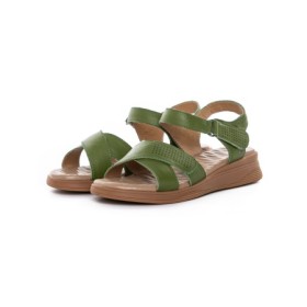 Sandale Dama din piele naturala 22108 GREEN | FORMAZIONE