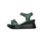 Sandale Dama din piele naturala 8702-1 GREEN | FORMAZIONE