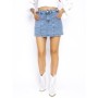 Blugi Scurti Dama HW-165 ALBASTRU | MINA