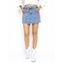 Blugi Scurti Dama HW-165 ALBASTRU | MINA