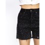 Blugi Scurti Dama SL1675 NEGRU | MINA