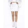 Blugi Scurti Dama KD505-1 ALB | MINA