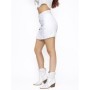 Blugi Scurti Dama KD505-1 ALB | MINA