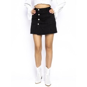 Blugi Scurti Dama KD505-2 NEGRU | MINA